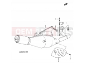 SUZUKI AH75 N (1992) Address (E01,E02,E04,E21,E24) 7 - MUFFLER