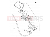 SUZUKI AH75 N (1992) Address (E01,E02,E04,E21,E24) 17 - SPEEDOMETER