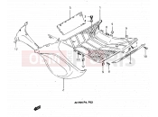 SUZUKI AH75 N (1992) Address (E01,E02,E04,E21,E24) 29 - REAR LEG SHIELD