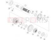 HUSQVARNA 2023 Offroad FX 350 HERITAGE BT (F2201W9) [] TRANSMISSION I - MAIN SHAFT|Engine|33