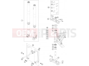 HUSQVARNA 2023 Offroad TC 65 (F2001W6) [EU] FRONT FORK, TRIPLE CLAMP|Frame|01