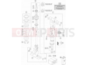 HUSQVARNA 2023 Offroad TC 65 (F2001W6) [EU] SHOCK ABSORBER DISASSEMBLED|Frame|04