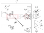 HUSQVARNA 2023 Offroad TC 65 (F2001W6) [EU] FRONT BRAKE CONTROL|Frame|13