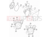 HUSQVARNA 2023 Offroad TC 65 (F2001W6) [EU] CLUTCH COVER|Engine|30