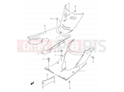 SUZUKI AN125 S (1995) 35 - REAR LEG SHIELD (MODEL S/T/V/W)
