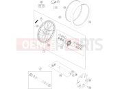 HUSQVARNA 2023 Offroad FC 350 (F2201W1) [EU] FRONT WHEEL|Frame|09