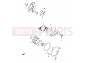 SUZUKI AN125 V (1997) 13 - OIL PUMP