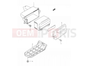 SUZUKI AN125 V (1997) 28 - BATTERY HOLDER
