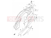 SUZUKI AN125 V (1997) 33A - FRAME COVER (MODEL T/V)