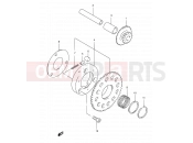 SUZUKI AN125 X (1999) 7 - STARTER CLUTCH