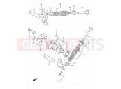 SUZUKI AN125 X (1999) 8 - CAM SHAFT/VALVE