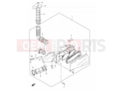 SUZUKI AN125 X (1999) 11 - AIR CLEANER