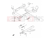 SUZUKI AN125 X (1999) 29 - STAND (MODEL S/T/V/W/X)