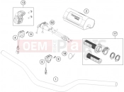 HUSQVARNA 2024 Offroad FC 450 (F2475X2) [US] HANDLEBAR, CONTROLS|Frame|02