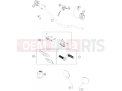 HUSQVARNA 2024 Street 701 ENDURO (F2603X1) [EU] HANDLEBAR, CONTROLS|Frame|02