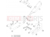 HUSQVARNA 2024 Street 701 ENDURO (F2603X1) [EU] EXHAUST SYSTEM|Frame|05