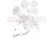 SUZUKI AN125U X (1999) 5A - CRANKCASE COVER (MODEL T/V/W/X/Y)