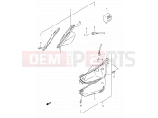SUZUKI AN125U X (1999) 24 - FRONT TURN LAMP