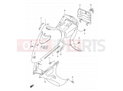 SUZUKI AN125U X (1999) 34B - LEG SHIELD (MODEL X/Y)