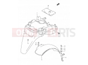 SUZUKI AN125U X (1999) 40 - REAR FENDER