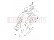 SUZUKI AN150 T (1996) 33 - FRAME COVER (MODEL T/V/W)