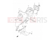 SUZUKI AN150 T (1996) 34 - LEG SHIELD (MODEL T/V/W)