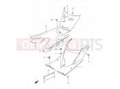 SUZUKI AN150 V (1997) 35 - REAR LEG SHIELD