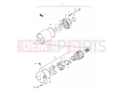 SUZUKI AN150 W (1998) 18 - STARTING MOTOR