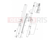 SUZUKI AN150 W (1998) 43 - FRONT FORK