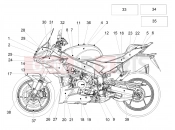APRILIA Tuono V4 Factory 1100 E5 Superpole (CA, USA)  Decal