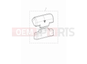 TRIUMPH Tiger 900 Rally Pro Top case back rest (expedition)