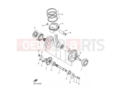 YAMAHA YZ 450 F YZ450F YZ450FW YZ450F (2S27) 2007 CRANKSHAFT & PISTON