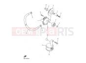 YAMAHA YZ 450 F YZ450F YZ450FW YZ450F (2S27) 2007 OIL PUMP