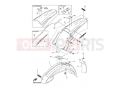 YAMAHA YZ 450 F YZ450F YZ450FW YZ450F (2S27) 2007 FENDER