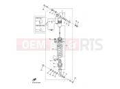 YAMAHA YZ 450 F YZ450F YZ450FW YZ450F (2S27) 2007 REAR SUSPENSION