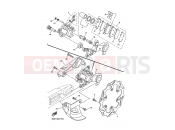 YAMAHA YZ 450 F YZ450F YZ450FW YZ450F (2S27) 2007 REAR BRAKE CALIPER