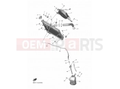YAMAHA YZF-R7 YZF-R7 YZF690 YZFR7P (BEBN) 2023 RADIATOR & HOSE