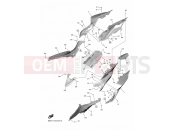 YAMAHA YZF-R7 YZF-R7 YZF690 YZFR7P (BEBN) 2023 SIDE COVER