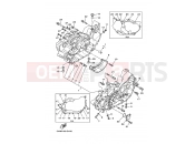 YAMAHA XV 1700 Roadstar Warrior XV1700AS XV17ASX ROAD STAR S (5VRD) 2008 CRANKCASE