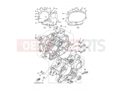 YAMAHA XVS 650 Dragstar XVS650 XVS65M V STAR 650 CUSTOM (5FBA) 2000 CRANKCASE