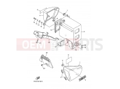 YAMAHA XV 1100 Virago XV1100S XV1100SK VIRAGO (4XN6) 1998 SIDE COVER