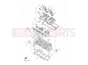 YAMAHA YZF-R1 YZF-R1 YZFR1Y YZF-R1 (14B6) 2009 CYLINDER HEAD