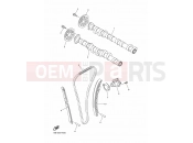 YAMAHA YZF-R1 YZF-R1 YZFR1Y YZF-R1 (14B6) 2009 CAMSHAFT & CHAIN