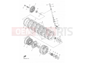 YAMAHA YZF-R1 YZF-R1 YZFR1Y YZF-R1 (14B6) 2009 CLUTCH