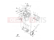 YAMAHA YFM 450 Grizzly YFM450FWAN YFM45FGW GRIZZLY 450 4WD (1D9M) 2007 CYLINDER HEAD