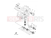 YAMAHA YFM 450 Grizzly YFM450FWAN YFM45FGW GRIZZLY 450 4WD (1D9M) 2007 OIL PUMP