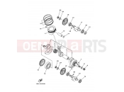 YAMAHA YFM 700 Raptor YFM700R YFM70RW RAPTOR 700R (1S37) 2007 CRANKSHAFT & PISTON