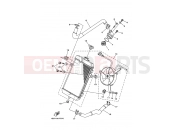 YAMAHA YFM 700 Raptor YFM700R YFM70RW RAPTOR 700R (1S37) 2007 RADIATOR & HOSE