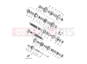 YAMAHA YFM 700 Raptor YFM700R YFM70RW RAPTOR 700R (1S37) 2007 TRANSMISSION