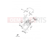 YAMAHA YFM 700 Raptor YFM700R YFM70RW RAPTOR 700R (1S37) 2007 TAILLIGHT